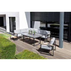 Kettler Skate Gartentisch-Gestell 160x95cm Aluminium Anthrazit -Kettler kettler skate tischgestell 160x95cm aluminium anthrazit 1288158 2 1