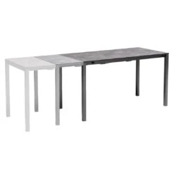 Kettler Tampa Gartenmöbel-Set 5-tlg. Tisch 138/210x68cm Anthrazit -Kettler kettler tampa gartenmoebel set 5 tlg aluminium textilene 1485377 5