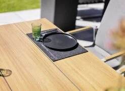 Kettler Gartentisch-Platte 160x95 Cm HPL Teak-Optik Mit Fräsung -Kettler kettler tischplatte 160x95 cm hpl 1439584 3