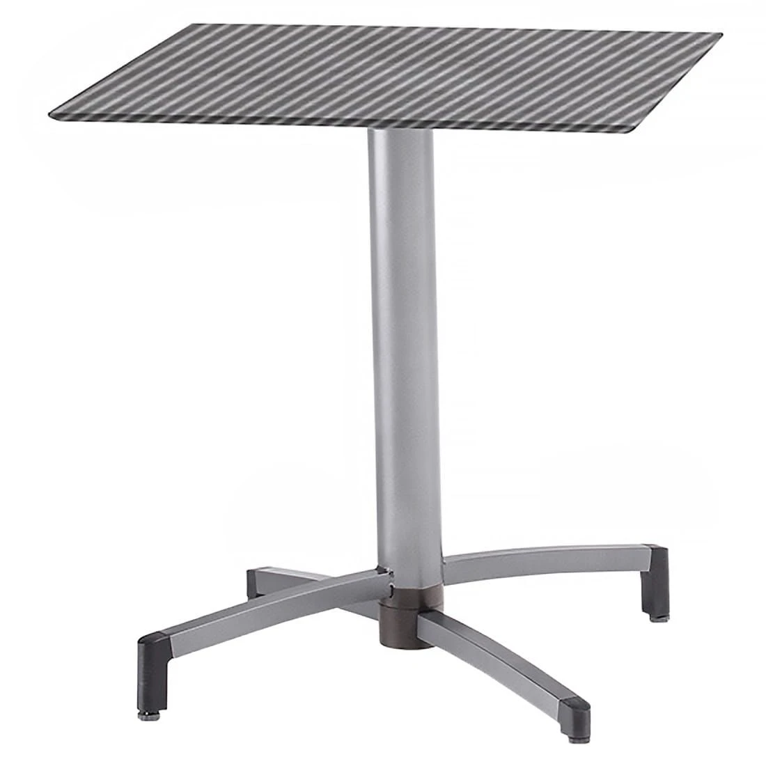 Kettler Tube Gartentisch-Gestell 80x80cm Aluminium Silber 1 Kettler Tube Gartentisch-Gestell 80x80cm Aluminium Silber