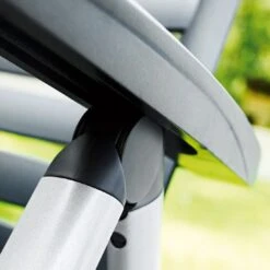 Kettler Wave Klappsessel Aluminium/Kunststoff Silber/Anthrazit -Kettler kettler wave multipositionssessel silber anthrazit 0302001 0000 10